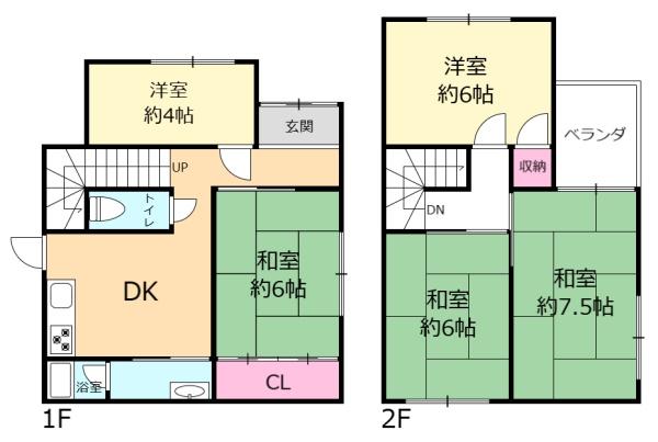 枚方市尊延寺５丁目の中古一戸建て