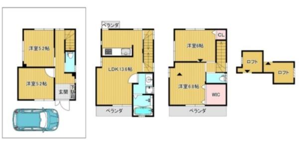 吹田市朝日町の中古一戸建