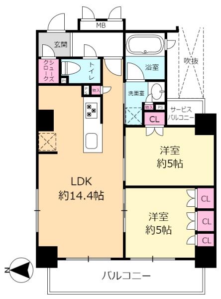 プレミスト江坂(間取り)