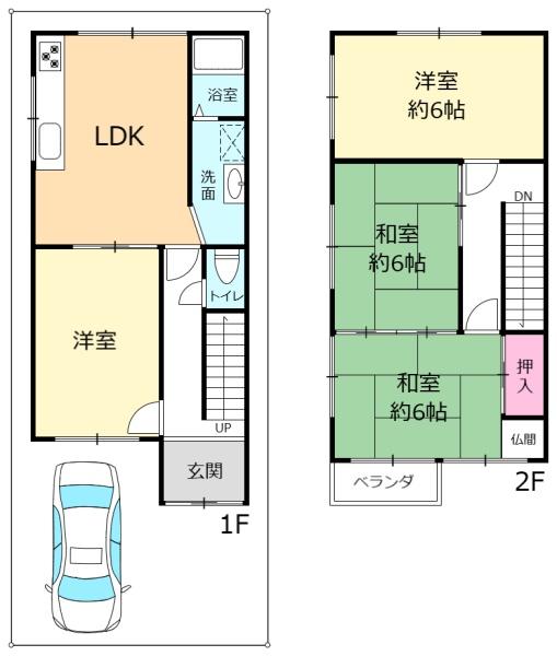 寝屋川市国松町の中古一戸建て