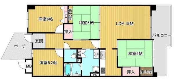 豊中野畑団地４号棟