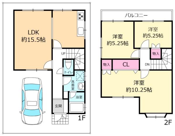 藤井寺市藤ケ丘２丁目の中古一戸建