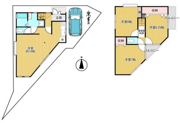 吹田市山田東１丁目の中古一戸建て