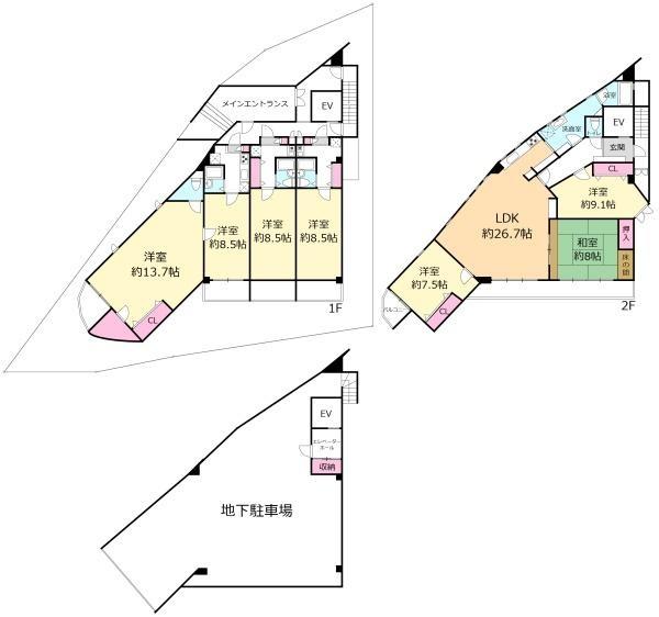 箕面市箕面８丁目の中古一戸建て