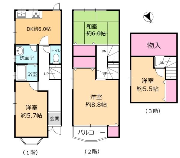 尼崎市杭瀬南新町１丁目の中古一戸建
