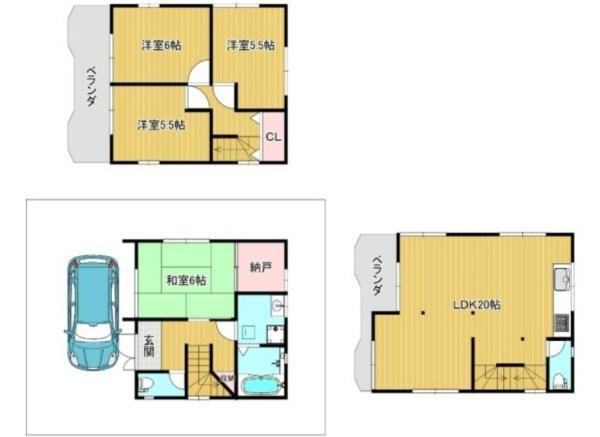吹田市内本町３丁目の中古一戸建て