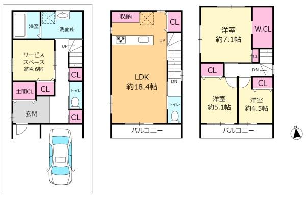 摂津市別府２丁目の新築一戸建