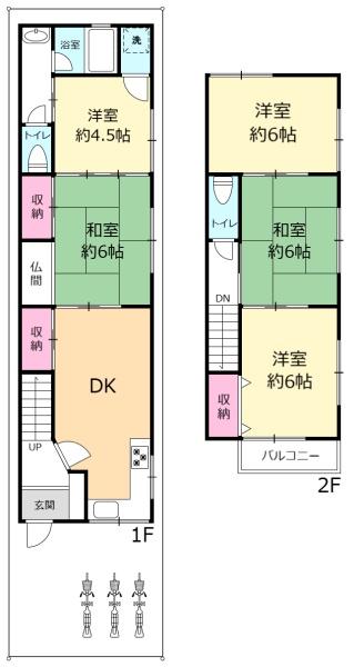 大阪市淀川区田川２丁目の中古一戸建て