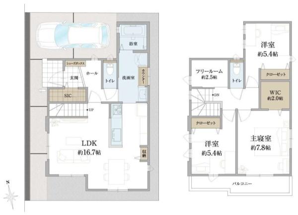 池田市宇保町の新築一戸建