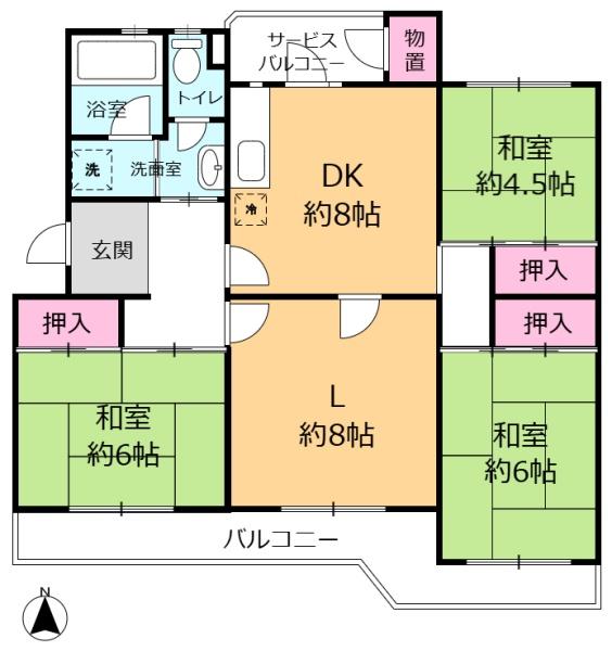 藤阪ハイツＤ７号棟