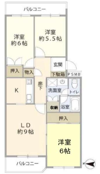千里山田グリーンハイツ３号棟
