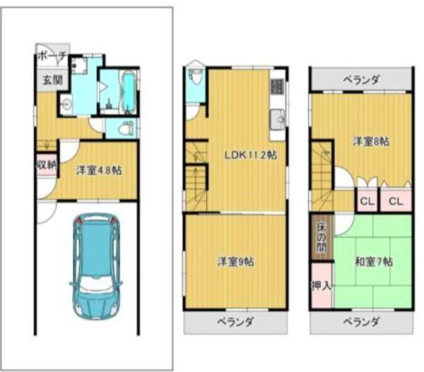 吹田市南正雀５丁目の中古一戸建