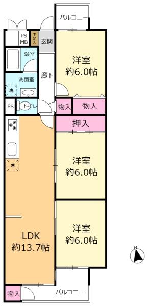 豊中豊松園ハイツＢ棟