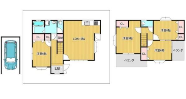 箕面市桜ケ丘４丁目の中古一戸建て