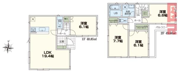 横浜市港北区新吉田東４丁目の新築一戸建