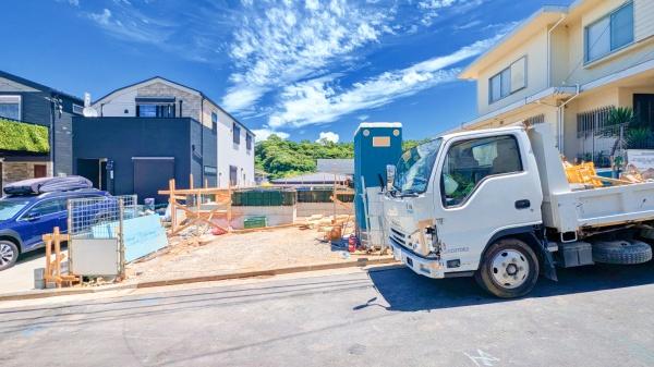 横浜市中区本牧満坂の新築一戸建