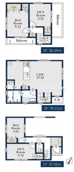 横浜市磯子区原町の新築一戸建