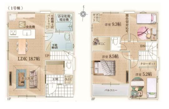 横浜市港北区新吉田東７丁目の新築一戸建