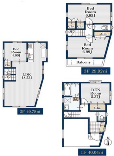 川崎市中原区小杉陣屋町２丁目の新築一戸建
