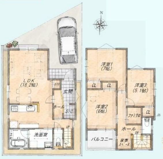 横浜市南区清水ケ丘の新築一戸建