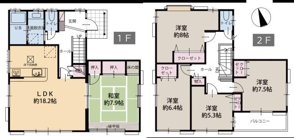 横浜市港南区下永谷２丁目の中古一戸建