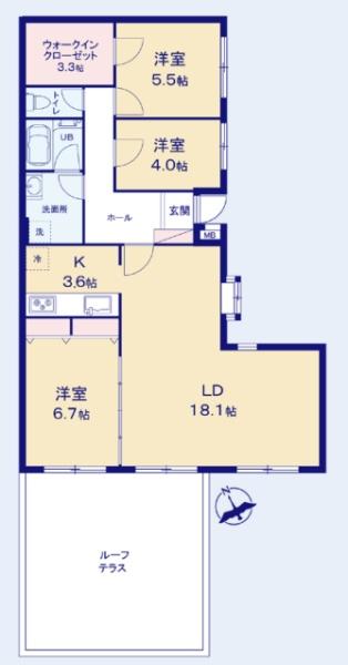 クレール洋光台テラスハウスレフトウイング