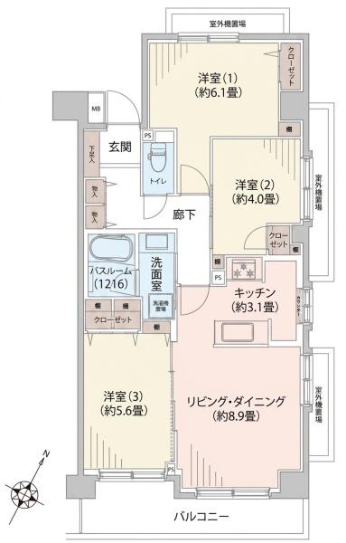 綱島東公園パークホームズ