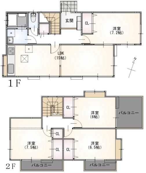 横浜市港北区仲手原２丁目の中古一戸建
