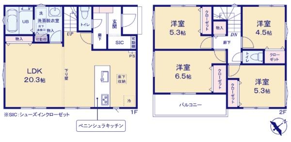 横浜市港南区上大岡東２丁目の新築一戸建