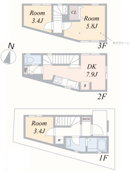 横浜市港北区篠原東１丁目の新築一戸建
