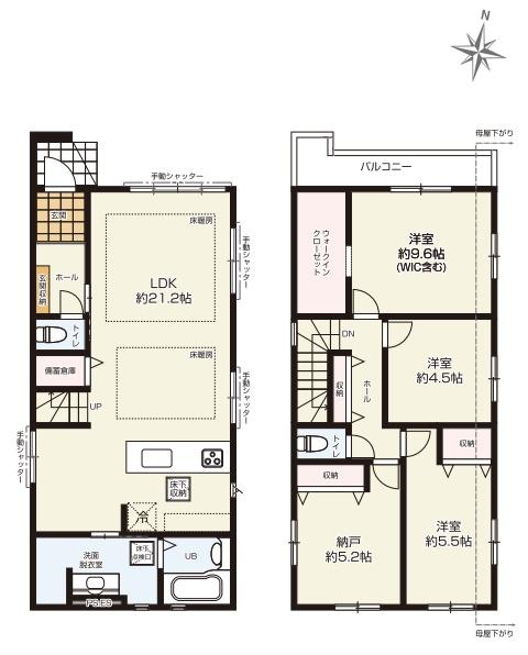 横浜市港北区仲手原２丁目の新築一戸建