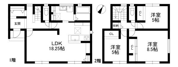 近江八幡市出町の中古一戸建