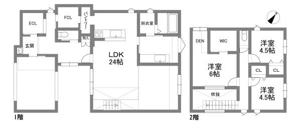 近江八幡市日吉野町の中古一戸建