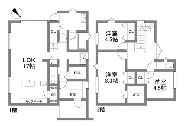 近江八幡市出町の中古一戸建