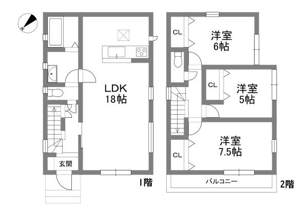 近江八幡市川原町２丁目の新築一戸建