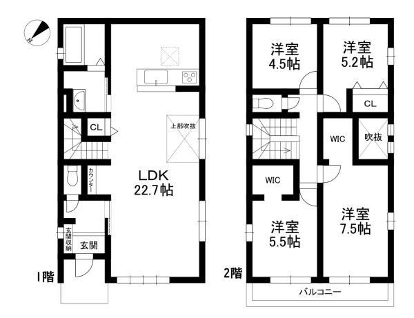 栗東市小柿９丁目の新築一戸建