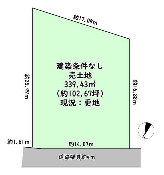近江八幡市長光寺町の売土地