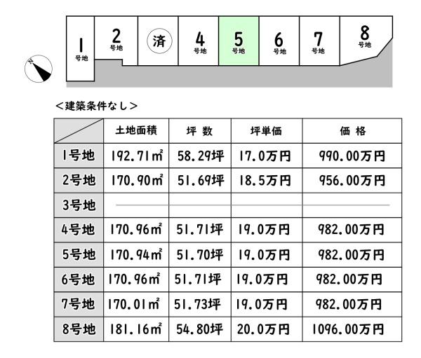 東近江市五個荘竜田町の売土地