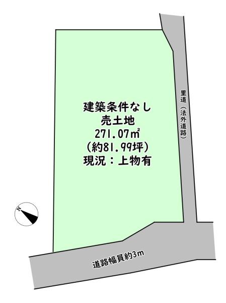 愛知郡愛荘町蚊野外の売土地