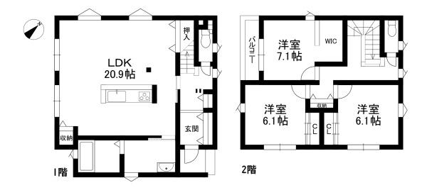 東近江市沖野３丁目の中古一戸建て