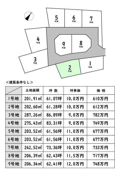 近江八幡市西生来町の売土地