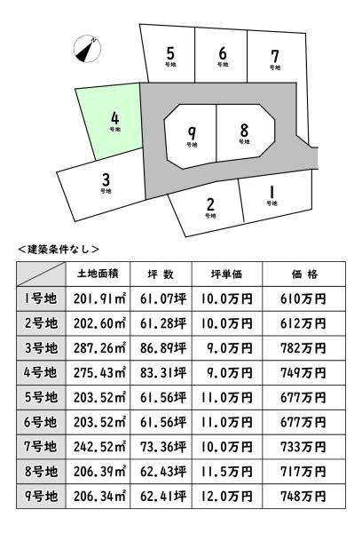近江八幡市西生来町の売土地