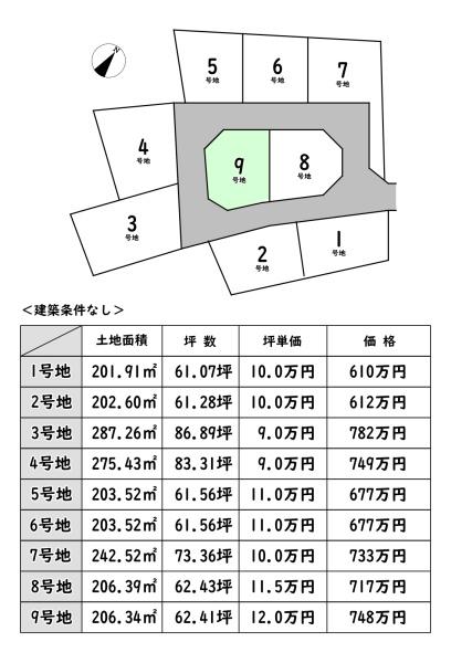 近江八幡市西生来町の売土地
