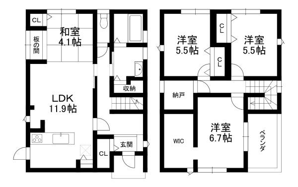 近江八幡市安土町下豊浦の中古一戸建て
