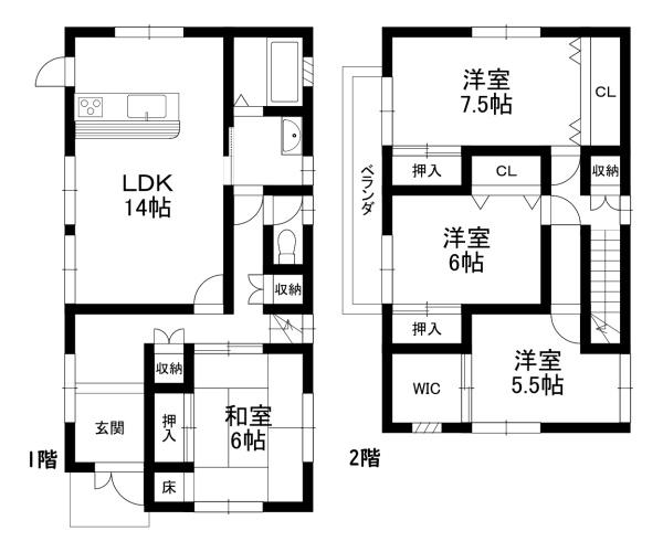近江八幡市南津田町の中古一戸建