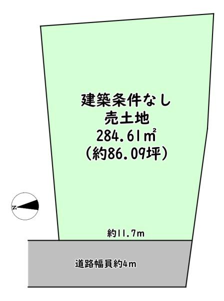 近江八幡市倉橋部町の売土地