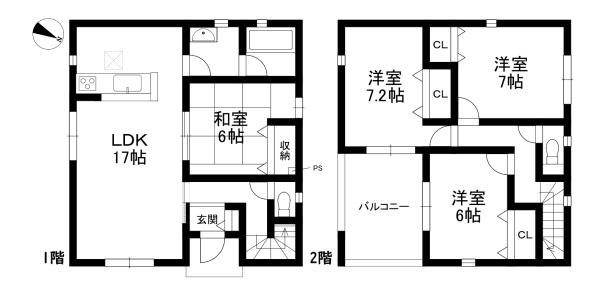東近江市沖野２丁目の新築一戸建