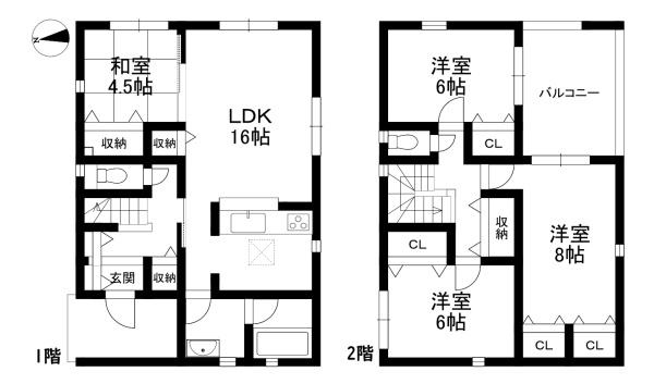 近江八幡市武佐町の新築一戸建