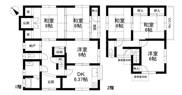 近江八幡市八木町の中古一戸建