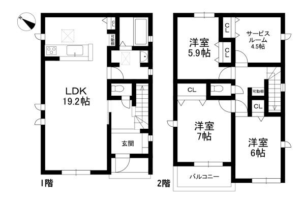 近江八幡市鷹飼町の新築一戸建